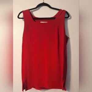 Joseph Ribkoff Bold Red Tank Top